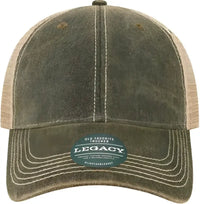 Legacy OFAY Youth Old Favorite Trucker Cap Black Khaki Black Khaki / One Size Fits Most