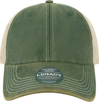 Legacy OFAY Youth Old Favorite Trucker Cap - Dark Green Khaki - Forest Kahki / One Size Fits Most