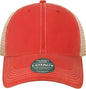 Legacy OFAY Youth Old Favorite Trucker Cap Scarlet Red Khaki Red Khaki / One Size Fits Most