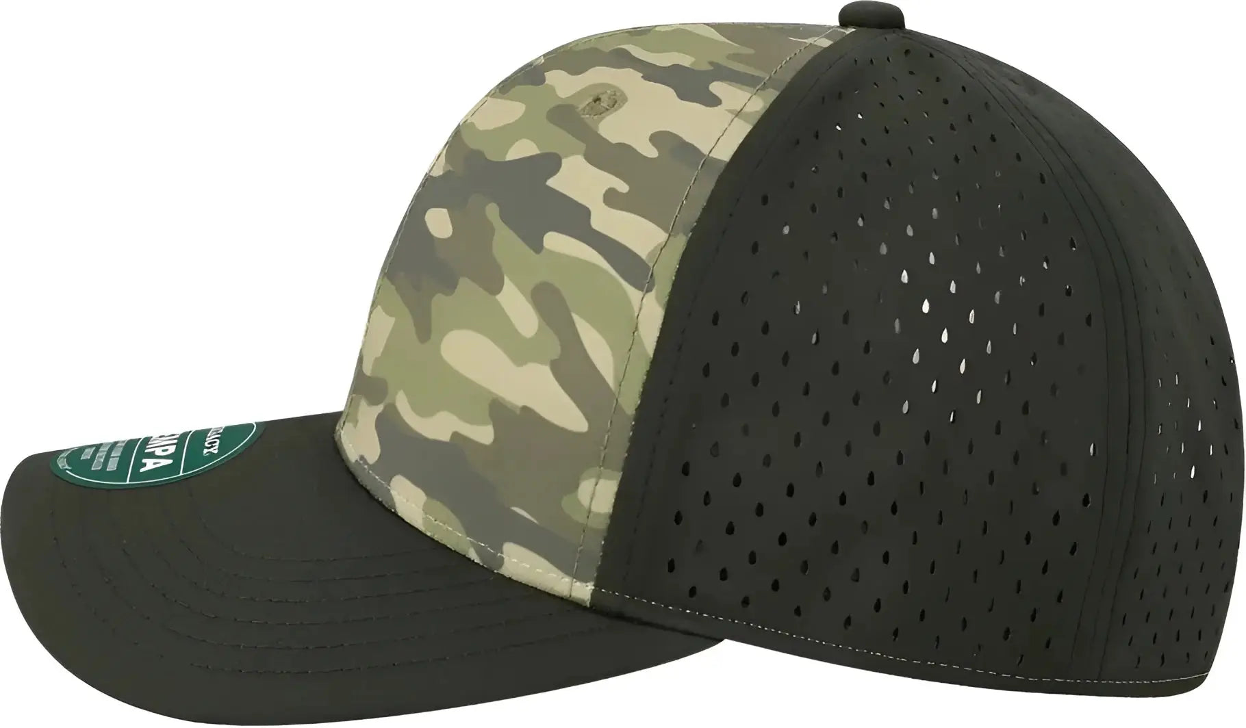 LEGACY REMPA Reclaim Mid-Pro Adjustable Cap - Dark Olive Green Camo Black - Olive Black / One Size Fits Most