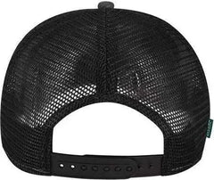 Legacy ROADIE Five Panel Trucker Cap Black Black Black / Adjustable