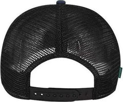 Legacy ROADIE Five Panel Trucker Cap Navy Slub Black Navy Black / Adjustable