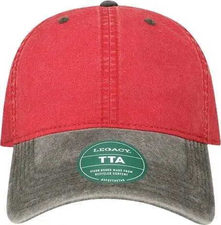 Legacy TTA Terra Twill Cap - Weathered Red Cinder - Red Brown / One Size Fits Most