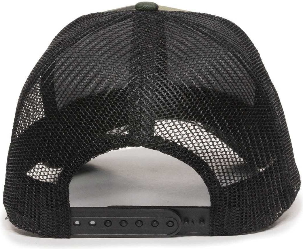 OC Sports MBW-600 Team Adjustable Mesh Back Ball Cap - Generic Camo Bk | HIT a Double