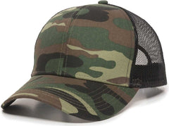 OC Sports MBW-600 Team Adjustable Mesh Back Ball Cap - Generic Camo Bk | HIT a Double