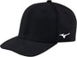 Mizuno 370317 Mizuno Fitted Pro Cap - Black - Black / S/M