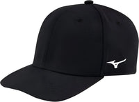 Mizuno 370317 Mizuno Fitted Pro Cap - Black - Black / S/M