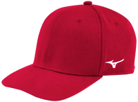 Mizuno 370317 Mizuno Fitted Pro Cap - Red - Red / S/M