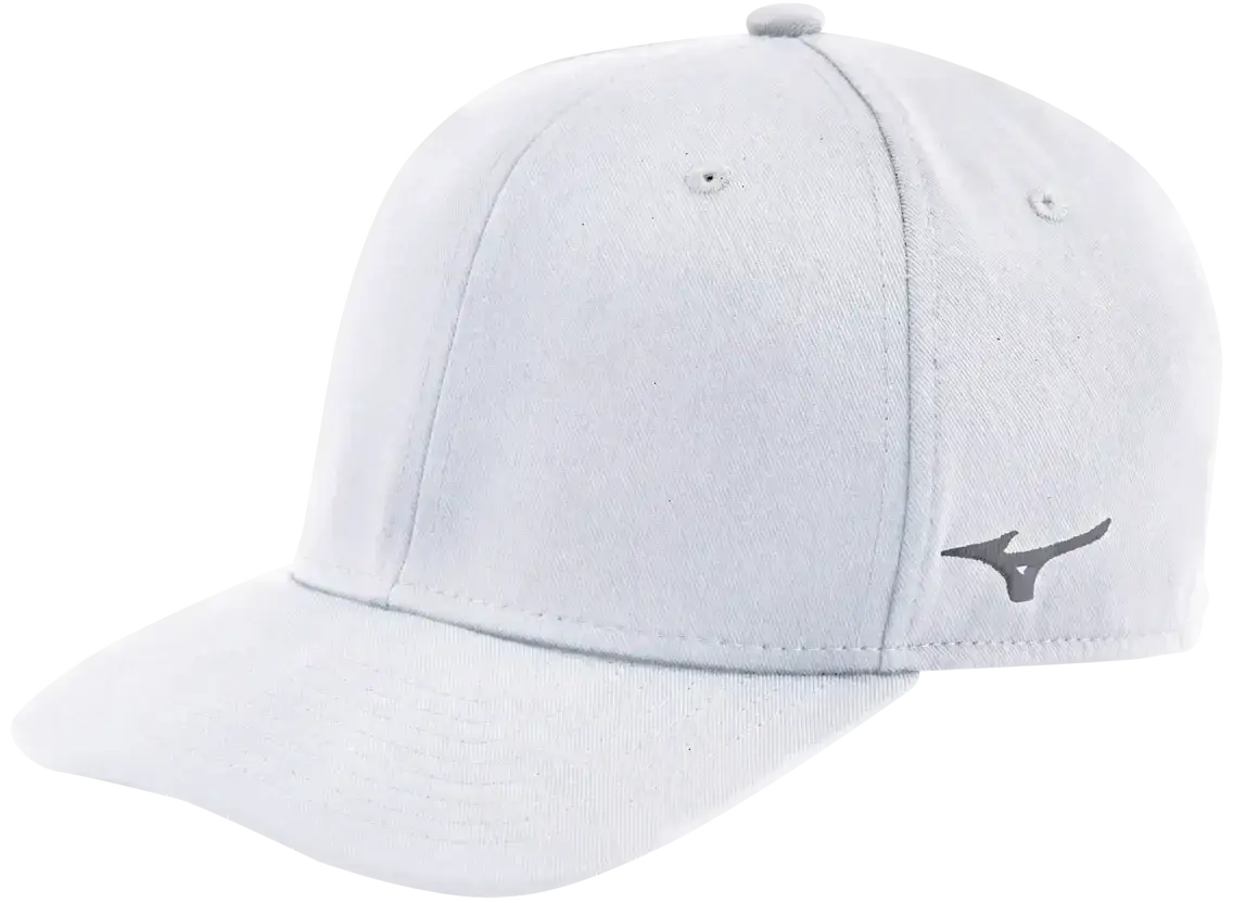 Mizuno 370317 Mizuno Fitted Pro Cap - White - White / S/M