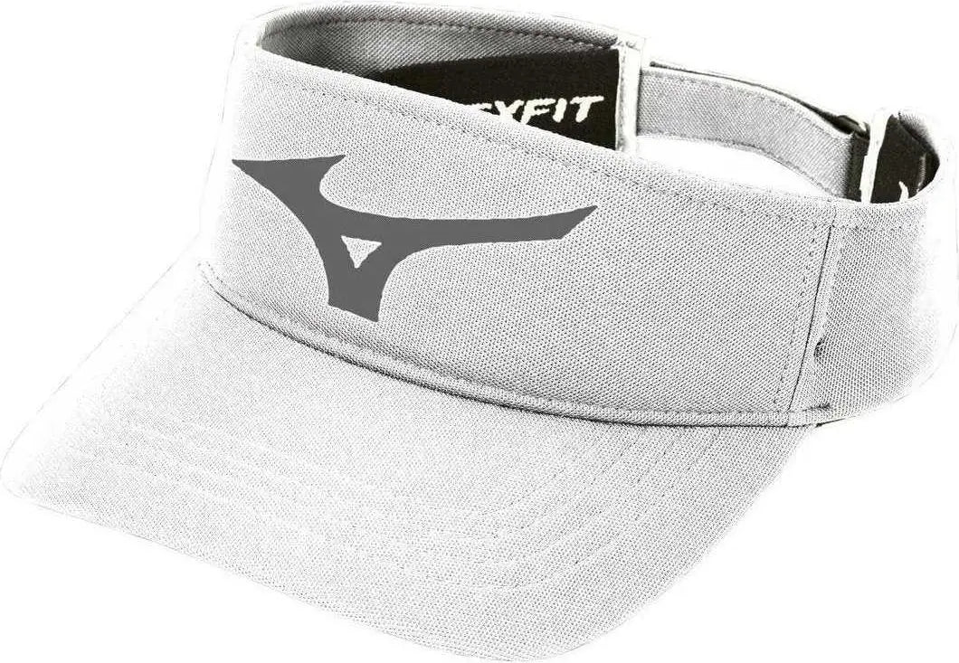 Mizuno Diamond Visor - White Charcoal - White Dark Gray / OSFM