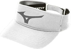 Mizuno Diamond Visor - White Charcoal - White Dark Gray / OSFM
