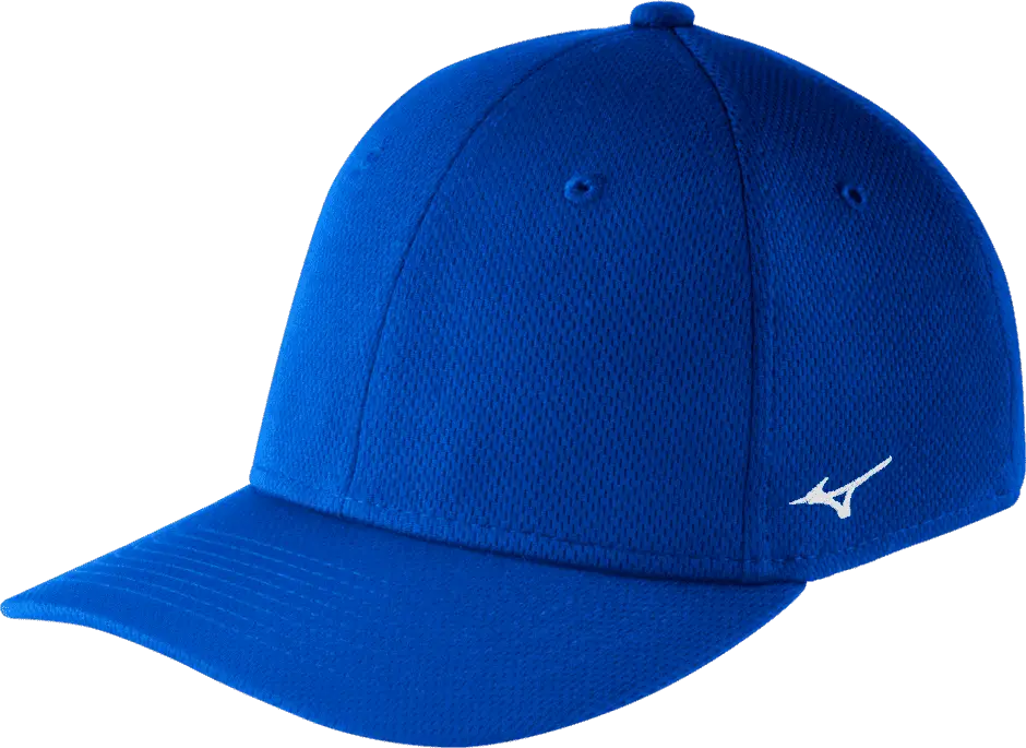 Mizuno Stretch Fitted Team Hat - Royal - Royal / LXL