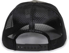 OC Sports MOFS47A Mossey Oak Garment Washed Cotton Twill Cap - Olive Black | HIT a Double