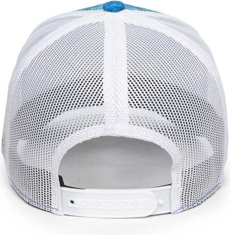 OC Sports MOFS44A Mossey Oak Fishing Cap Mesh Back - Mossy Oak Elements Coastal Inshore White | HIT a Double
