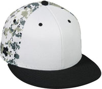 OC Sports MWS-600 Adjustable ProTech Mesh Q3 Cap - White Black | HIT a Double