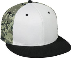 OC Sports MWS-600 Adjustable ProTech Mesh Q3 Cap - White Sand Black | HIT a Double