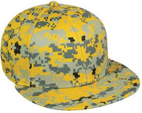 OC Sports MWS1025D Proflex ProTech Mesh Camo Q3 Cap - Gold - HIT a Double - 1