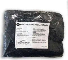 Next Level MG107 Youth General Use Neck Gaiter Pkg 12 - Vintage Black - Black / One Size Fits Most