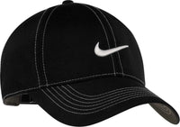 Nike 333114 Swoosh Front Cap Black Black / One Size Fits Most