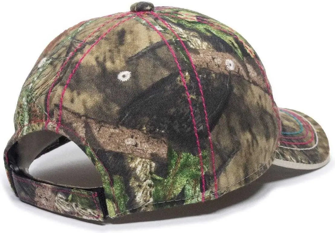 OC Sports 101LDS Adjustable Ladies Fit Cap - Mossy Oak Break-Up Country - Mossy Oak Break-Up Country / 6 7/8’’ - 7 1/2’’