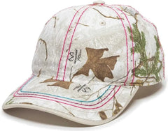 OC Sports 101LDS Adjustable Ladies Fit Cap - Realtree Xtra Snow - Realtree Xtra Snow / 6 7/8’’ - 7 1/2’’