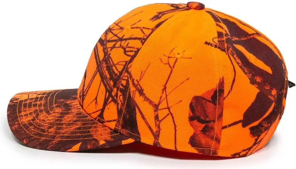 OC Sports 301IS Adjustable Cap - Mossy Oak Break Up Blaze - Mossy Oak Blaze / Adult