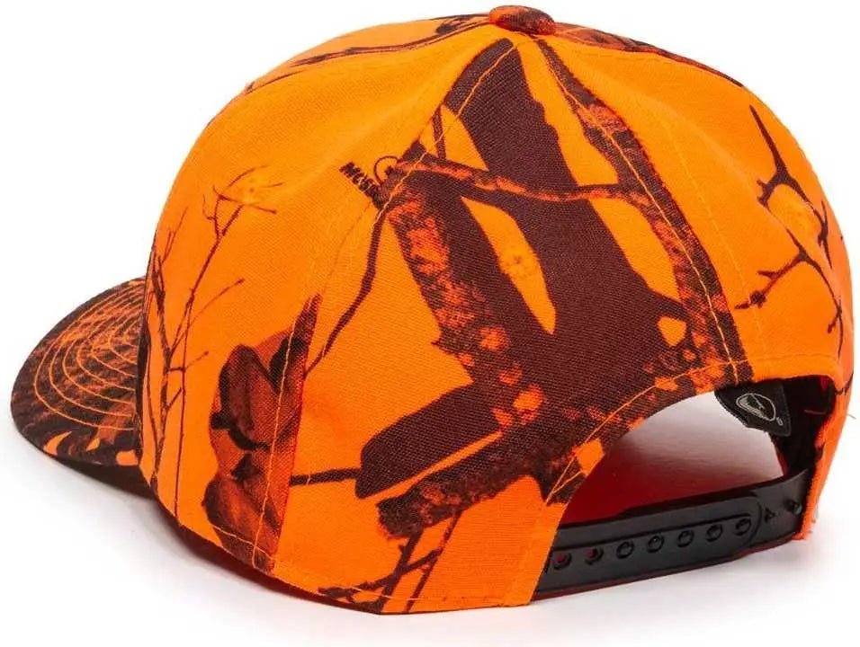 OC Sports 301IS Adjustable Cap - Mossy Oak Break Up Blaze - Mossy Oak Blaze / Adult