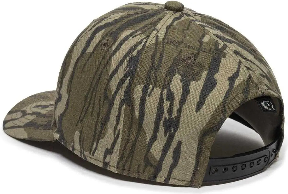 OC Sports 301IS Adjustable Cap - Original Mossy Oak Bottomland - Mossy Oak / 6 7/8’’ - 7 1/2’’