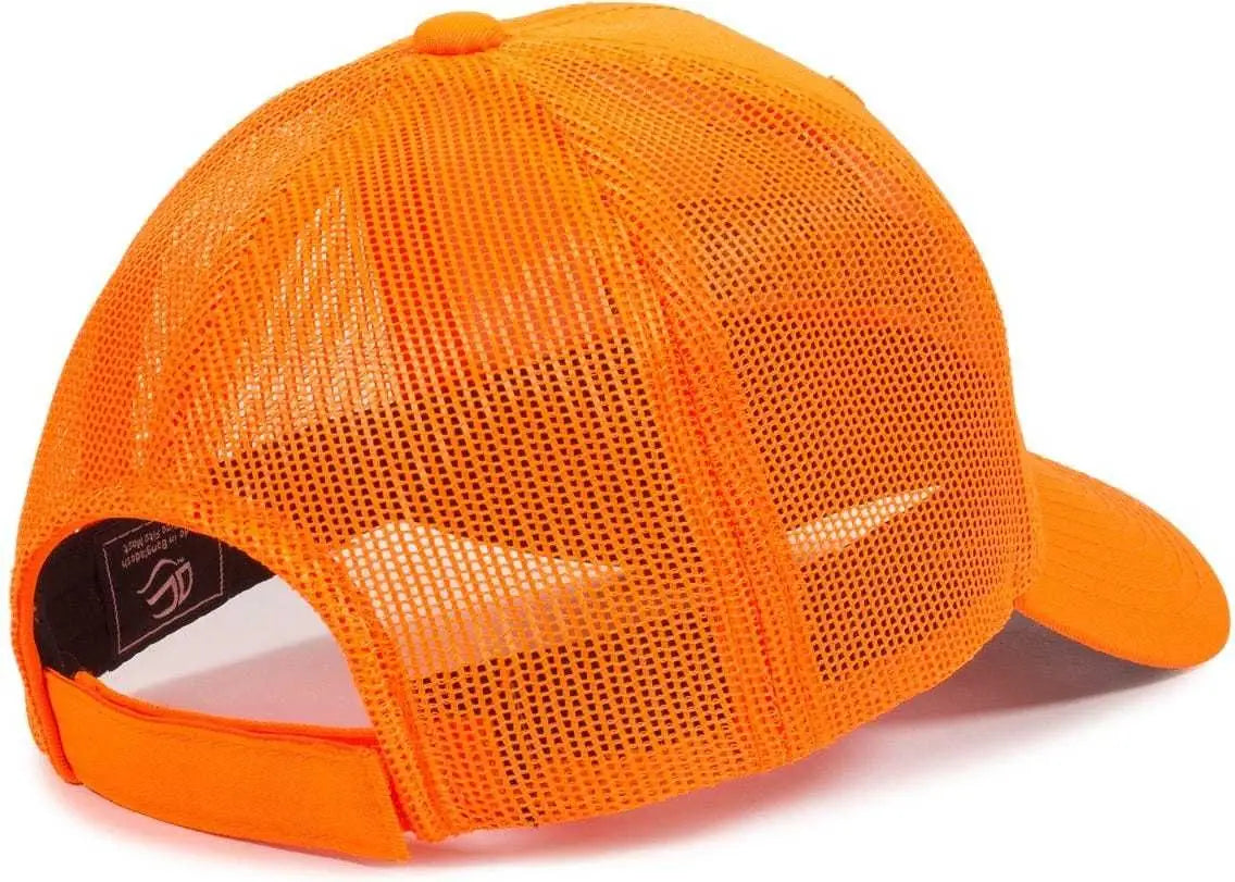 OC Sports 315M Camo Mesh Back Cap - Blaze - Blaze / 6 7/8’’ - 7 1/2’’