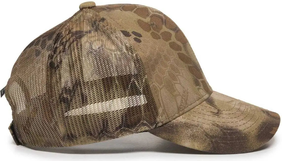 OC Sports 315M Camo Mesh Back Cap - Kryptek Highlander - Kryptek Highlander / 6 7/8’’ - 7 1/2’’