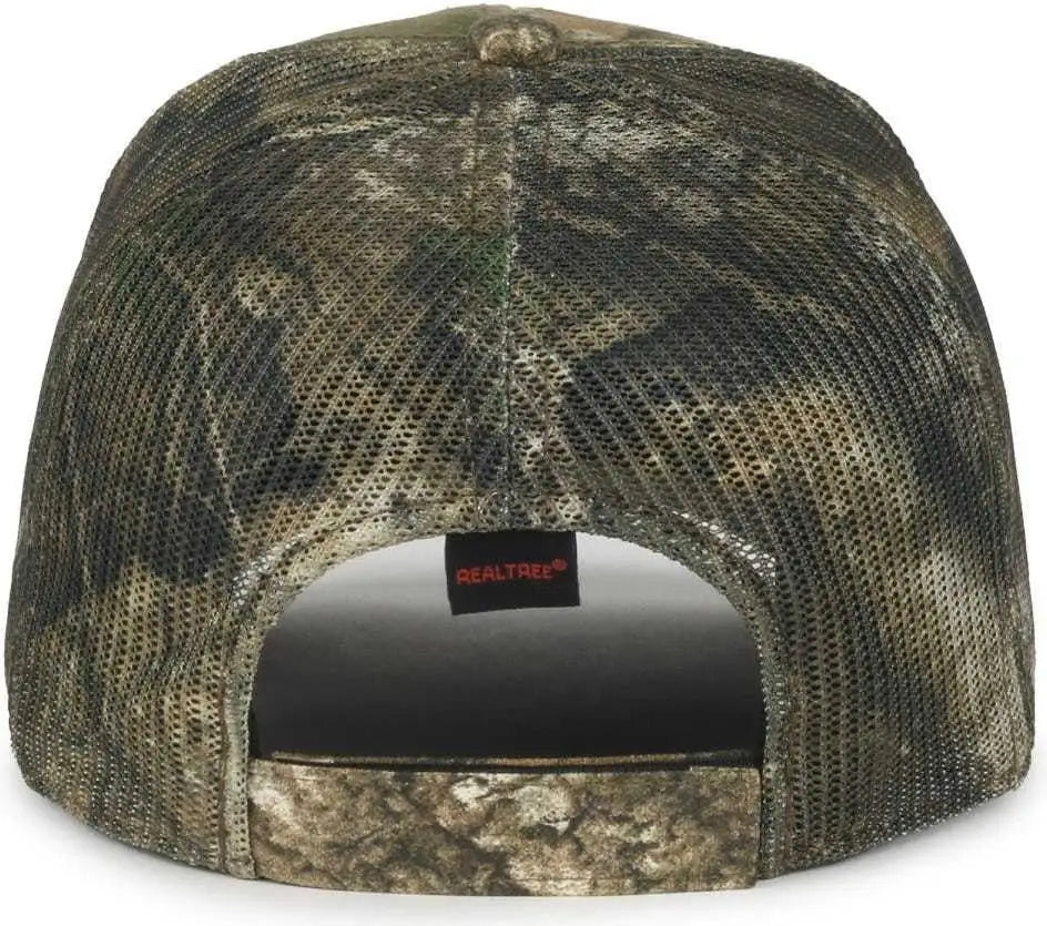 OC Sports 315M Camo Mesh Back Cap - Realtree APX - Realtree / 6 7/8’’ - 7 1/2’’