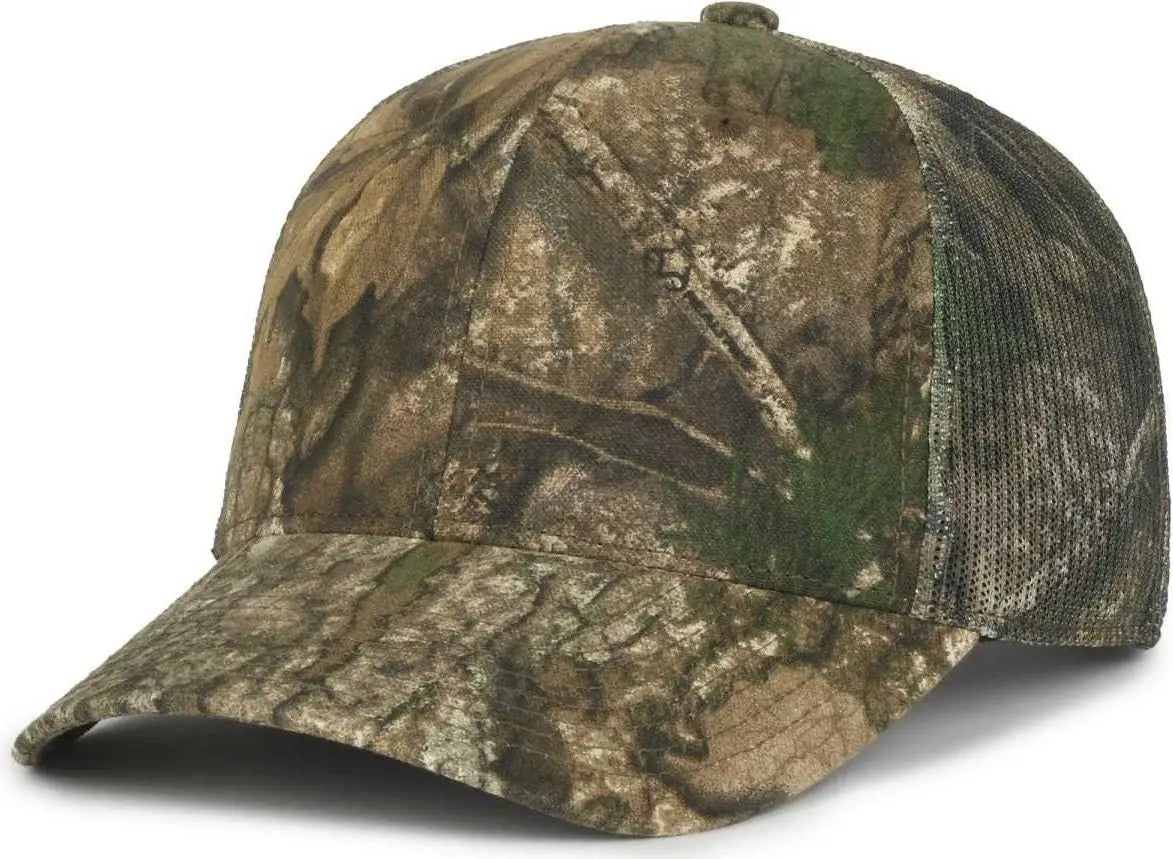 OC Sports 315M Camo Mesh Back Cap - Realtree APX - Realtree / 6 7/8’’ - 7 1/2’’