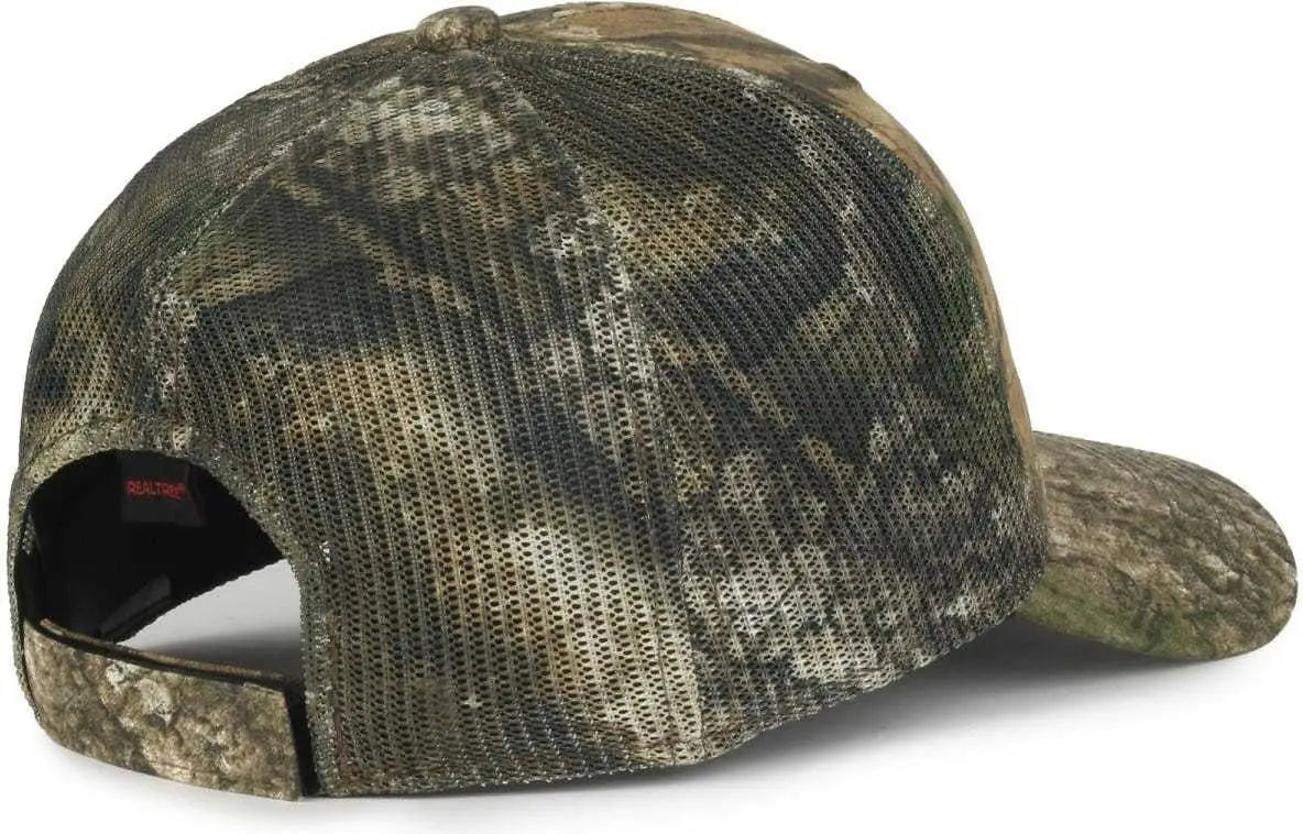 OC Sports 315M Camo Mesh Back Cap - Realtree APX - Realtree / 6 7/8’’ - 7 1/2’’