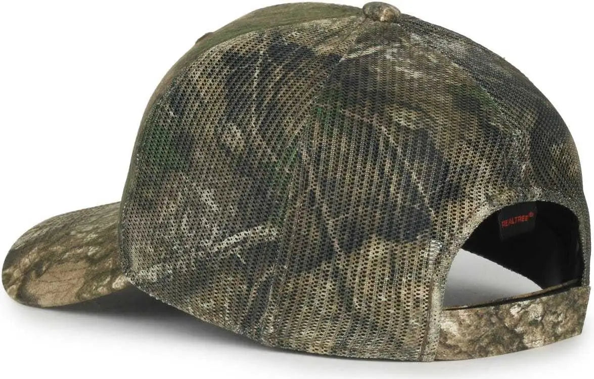 OC Sports 315M Camo Mesh Back Cap - Realtree APX - Realtree / 6 7/8’’ - 7 1/2’’