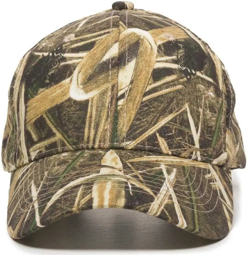 OC Sports 350 Adjustable Cap - Mossy Oak Shadow Grass Blades - Mossy Oak Shadow Grass Blades / 6 7/8’’ - 7 1/2’’