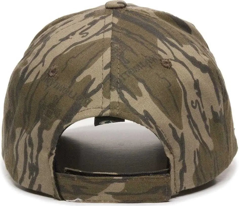 OC Sports 350 Adjustable Cap - Original Mossy Oak Bottomland - Original Mossy Oak Bottomland / 6 7/8’’ - 7 1/2’’
