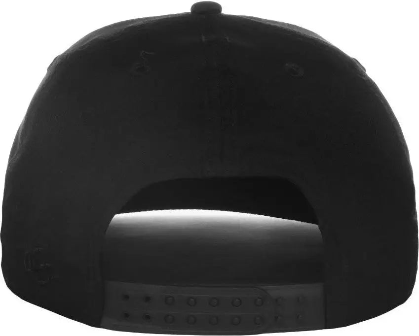 OC Sports OC 504 Packable Flat Visor With Cord Cap - Black - Black / 6 7/8’’ - 7 1/2’’