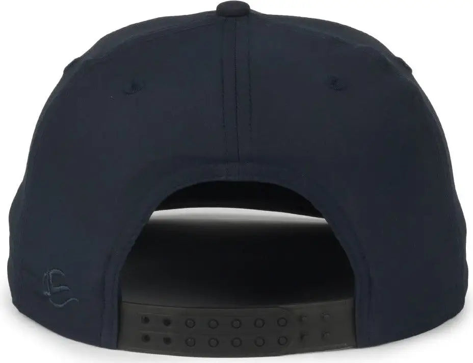 OC Sports OC 504 Packable Flat Visor With Cord Cap - Navy - Navy / OSFM