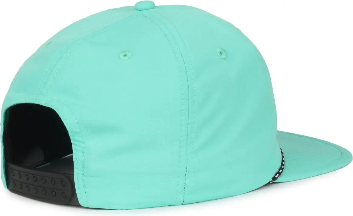 OC Sports OC 504 Packable Flat Visor With Cord Cap - Sea Foam - Foam / OSFM