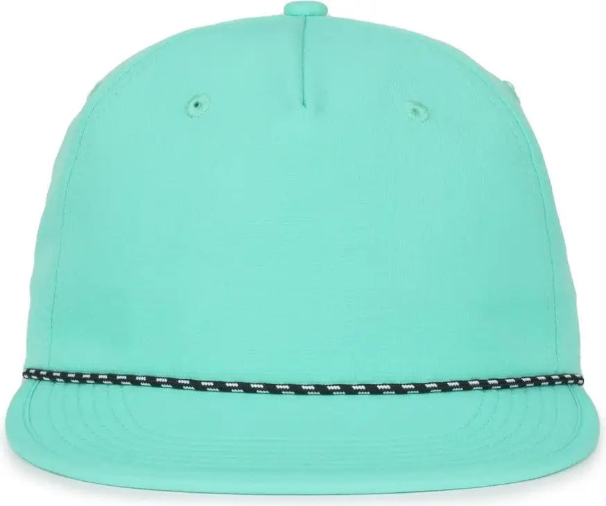 OC Sports OC 504 Packable Flat Visor With Cord Cap - Sea Foam - Foam / OSFM