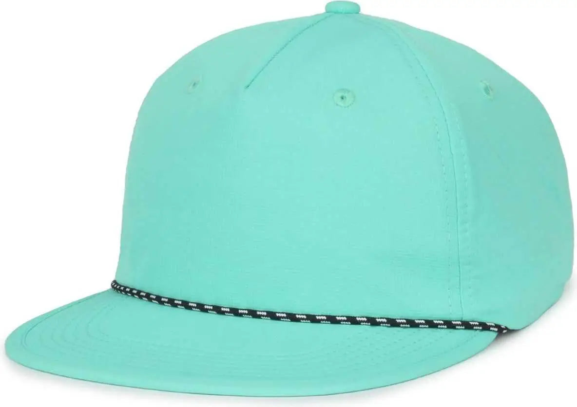 OC Sports OC 504 Packable Flat Visor With Cord Cap - Sea Foam - Foam / OSFM