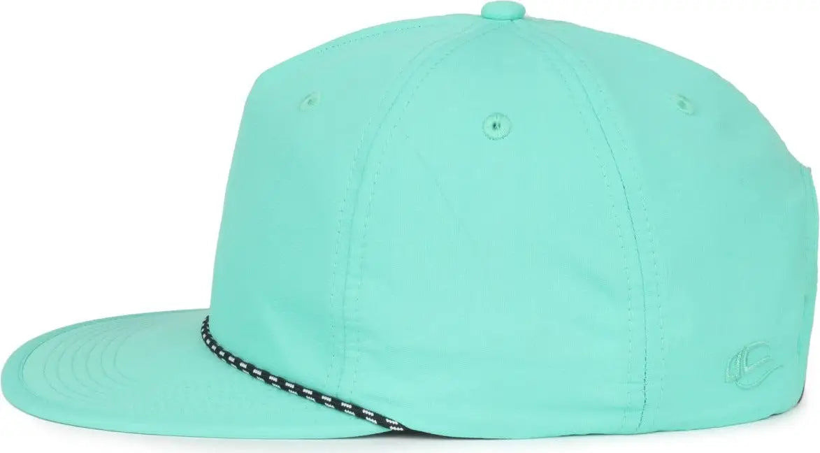 OC Sports OC 504 Packable Flat Visor With Cord Cap - Sea Foam - Foam / OSFM