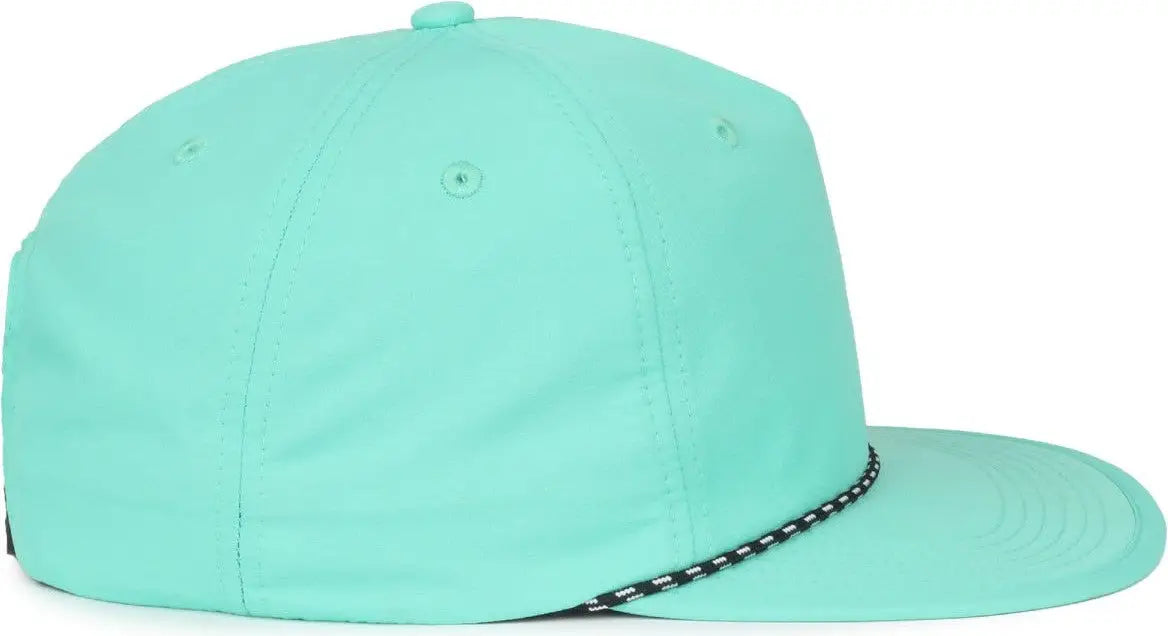 OC Sports OC 504 Packable Flat Visor With Cord Cap - Sea Foam - Foam / OSFM