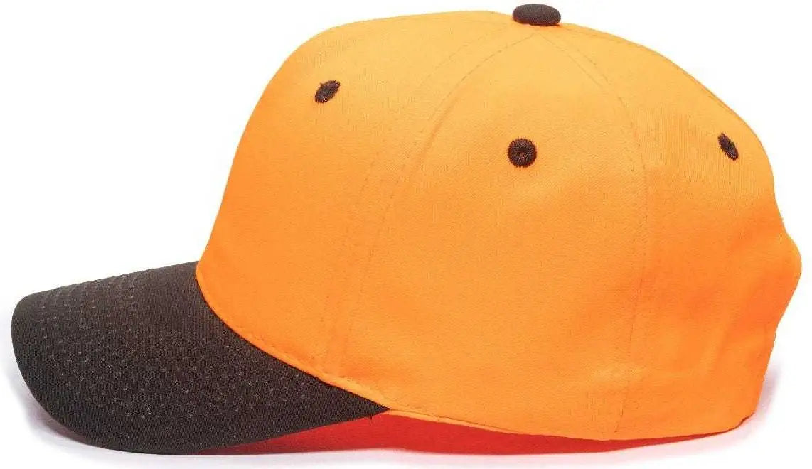 OC Sports 550IS Adjustable Cap that is Easily Visible - Blaze Dark Brown - Blaze Brown / 6 7/8’’ - 7 1/2’’