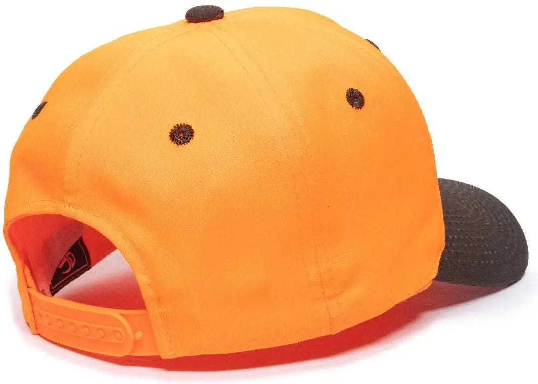 OC Sports 550IS Adjustable Cap that is Easily Visible - Blaze Dark Brown - Blaze Brown / 6 7/8’’ - 7 1/2’’