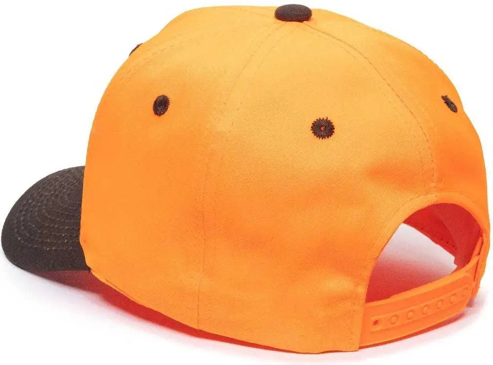 OC Sports 550IS Adjustable Cap that is Easily Visible - Blaze Dark Brown - Blaze Brown / 6 7/8’’ - 7 1/2’’