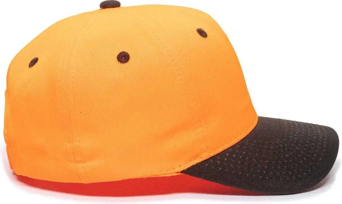 OC Sports 550IS Adjustable Cap that is Easily Visible - Blaze Dark Brown - Blaze Brown / 6 7/8’’ - 7 1/2’’