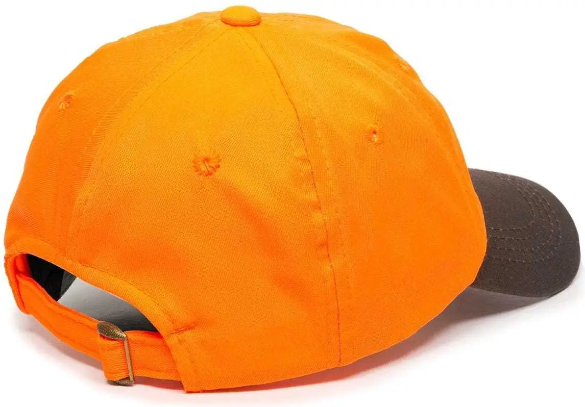 OC Sports 553IS Adjustable Cap that is Easily Visible - Blaze Dark Brown - Blaze Brown / 6 7/8’’ - 7 1/2’’