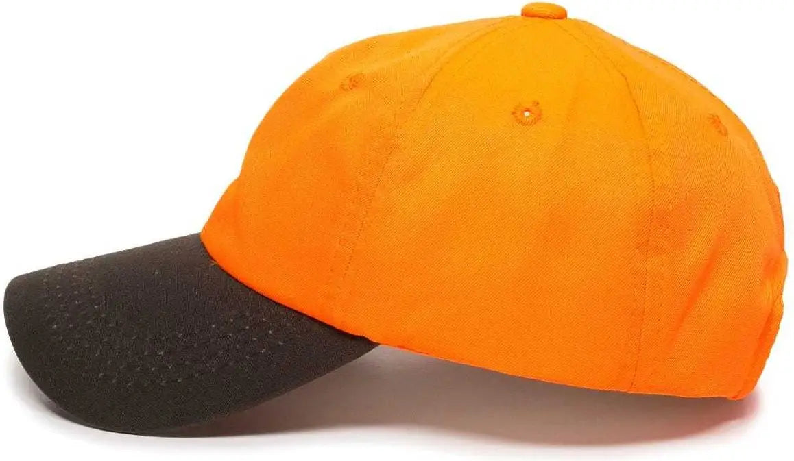 OC Sports 553IS Adjustable Cap that is Easily Visible - Blaze Dark Brown - Blaze Brown / 6 7/8’’ - 7 1/2’’
