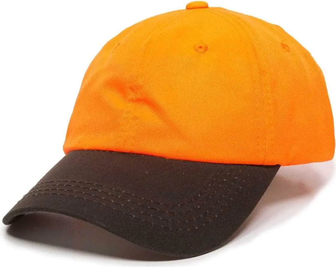 OC Sports 553IS Adjustable Cap that is Easily Visible - Blaze Dark Brown - Blaze Brown / 6 7/8’’ - 7 1/2’’